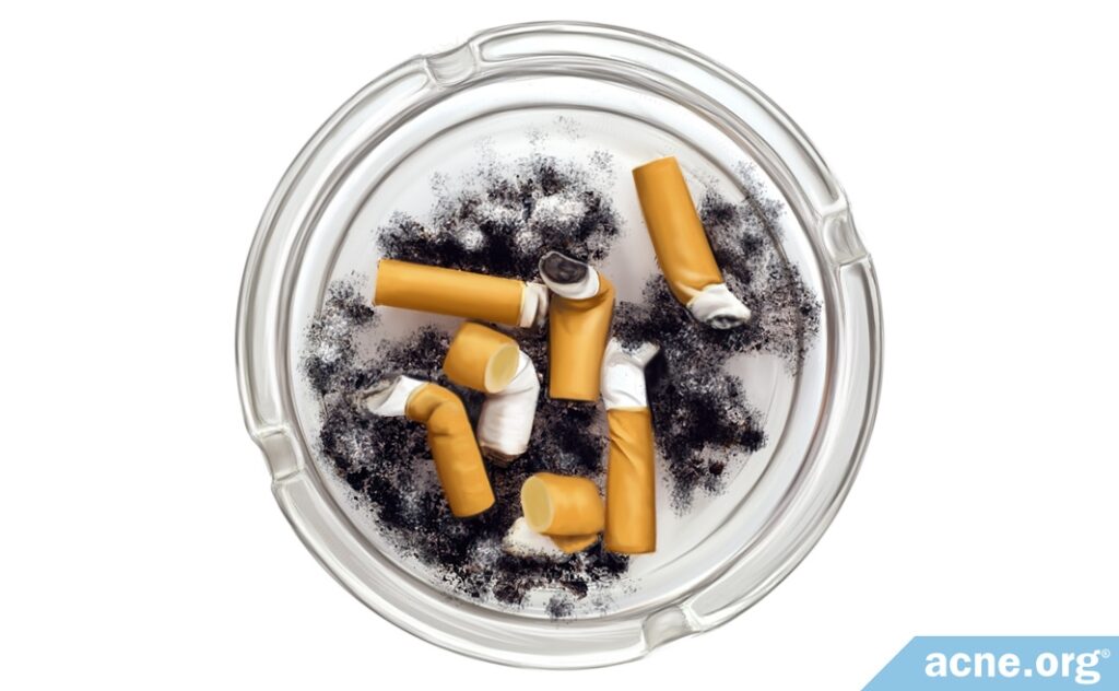 Cigarettes in Ash Tray