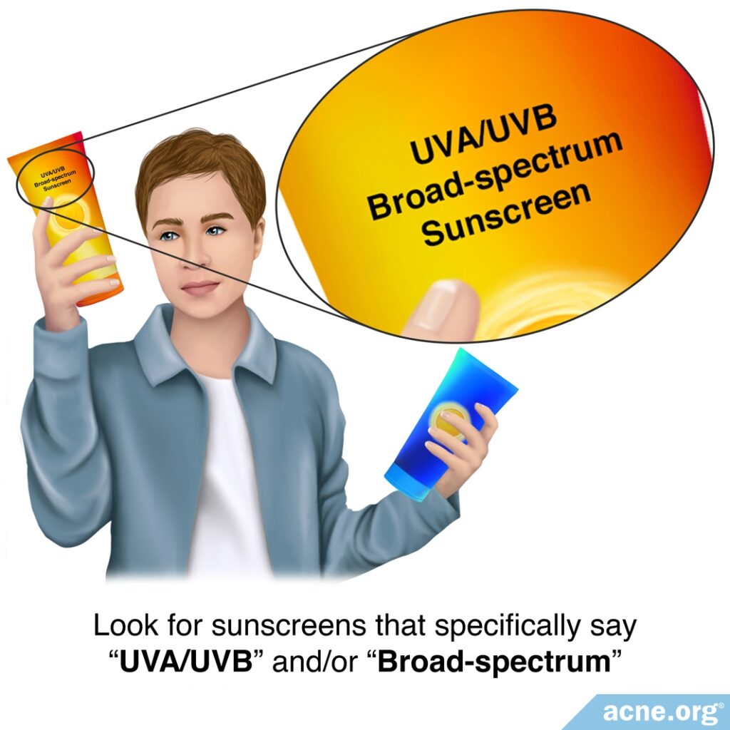 Look for Sunscreens that Specifically Say "UVA/UVB" and/or "Broad-spectrum"