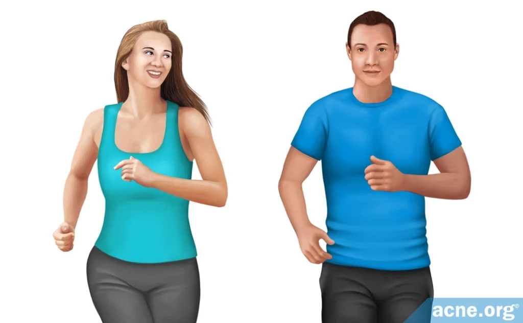 Male and Female Runners