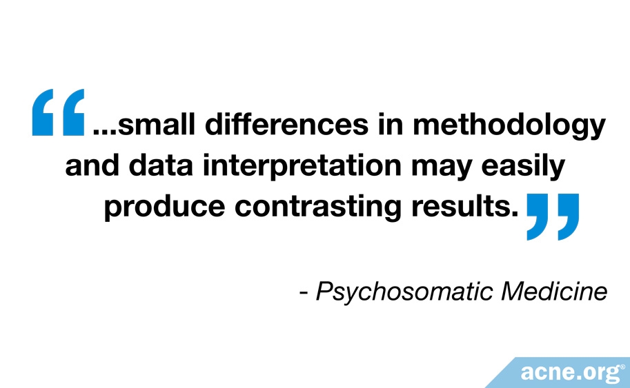 Small differences in methodology and interpretation produce contrasting results
