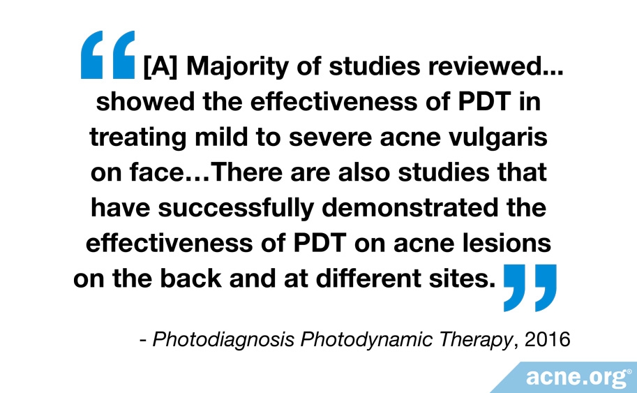 Photodynamic Therapy Quote from Study