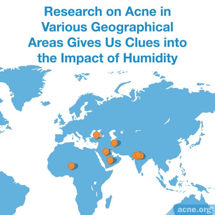 Research on Acne in Various Geographical Areas Gives Us Clues into the Impact of Humidity