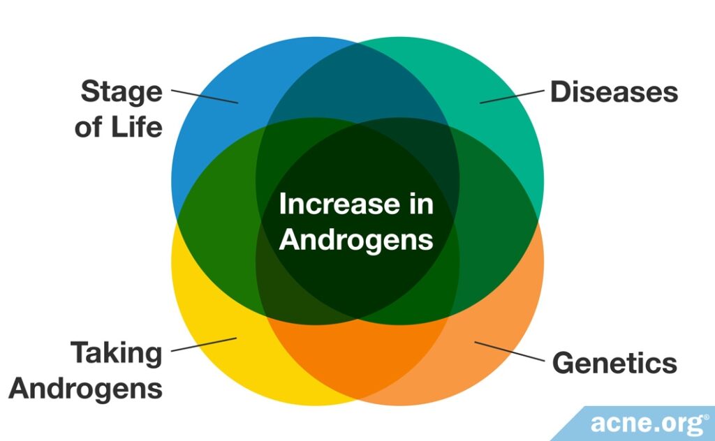 Increase in Androgens
