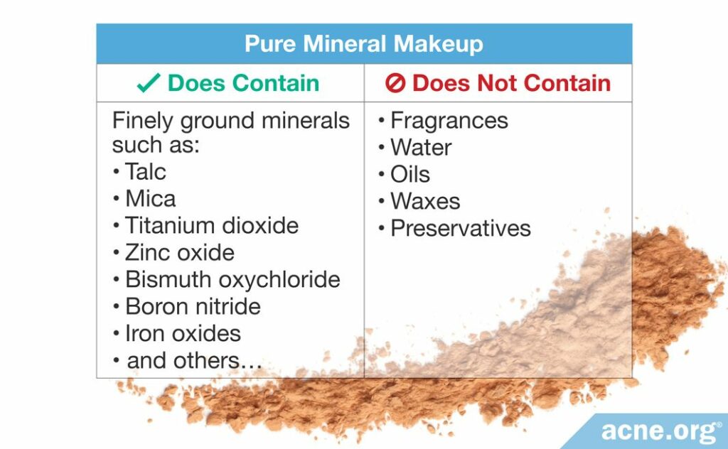 Pure Mineral Makeup List of Ingredients