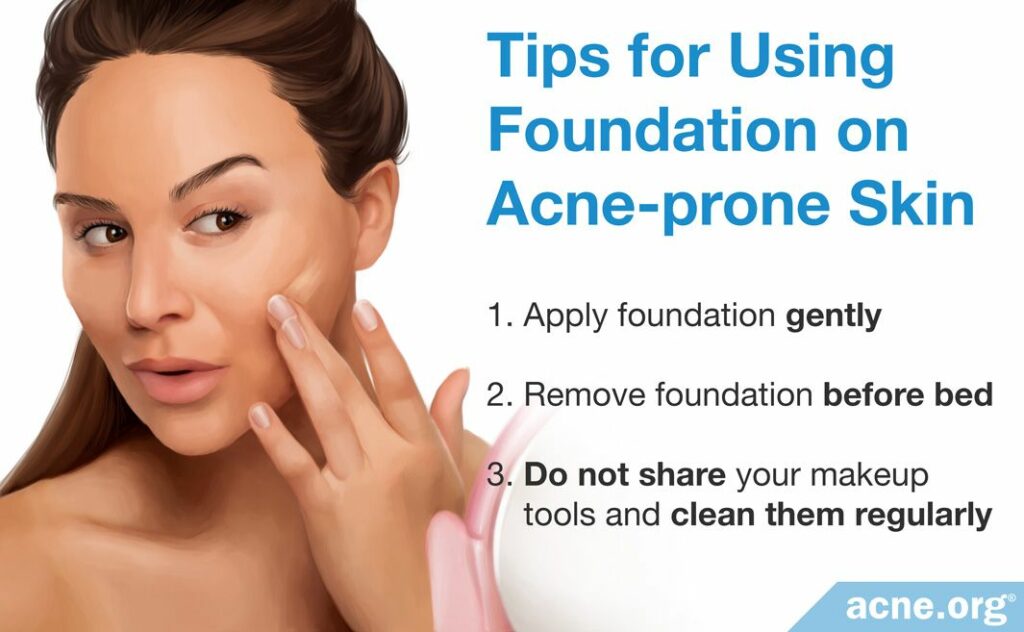 Tips for Using Foundation on Acne-prone Skin