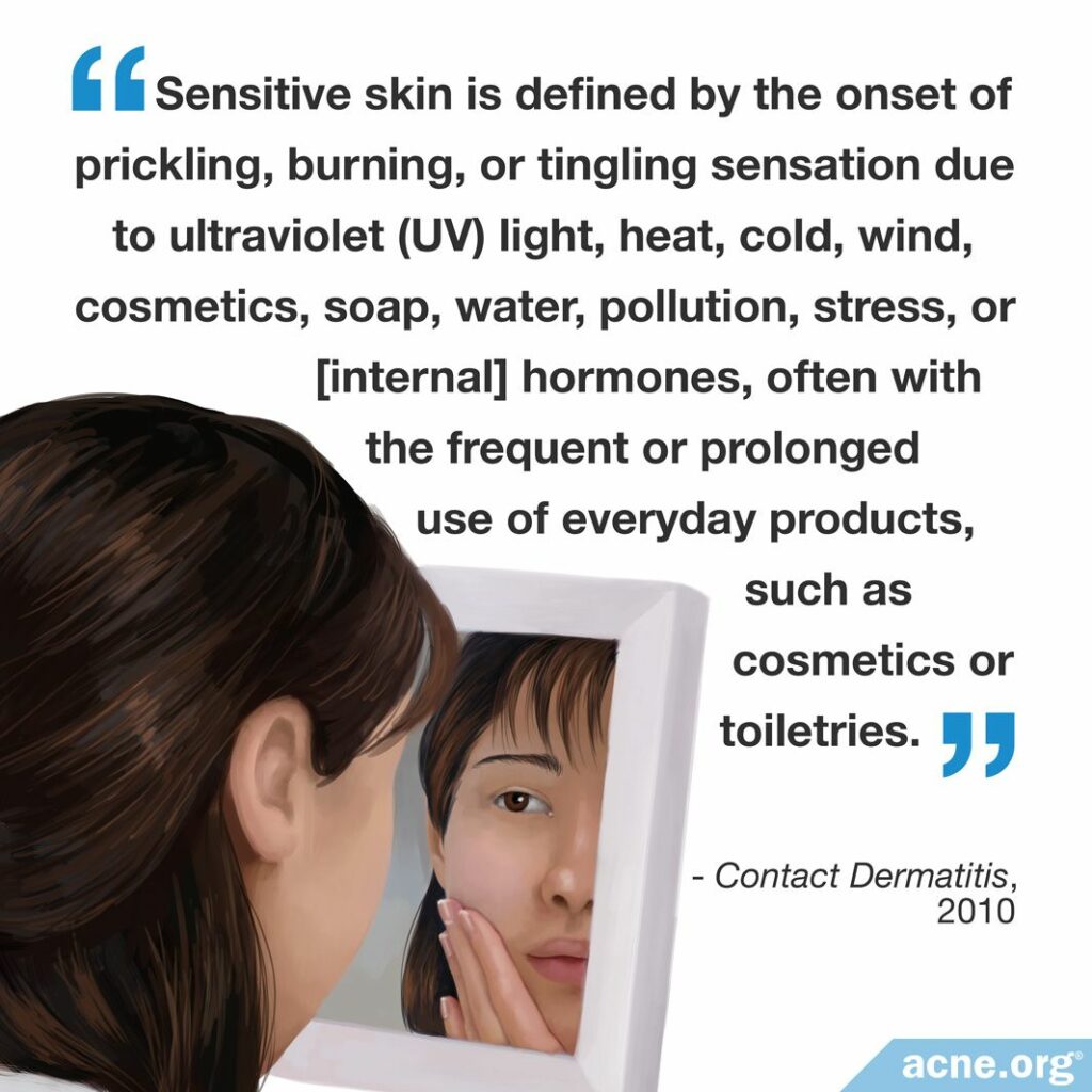 Definition of Sensitive Skin According to Contact Dermatitis