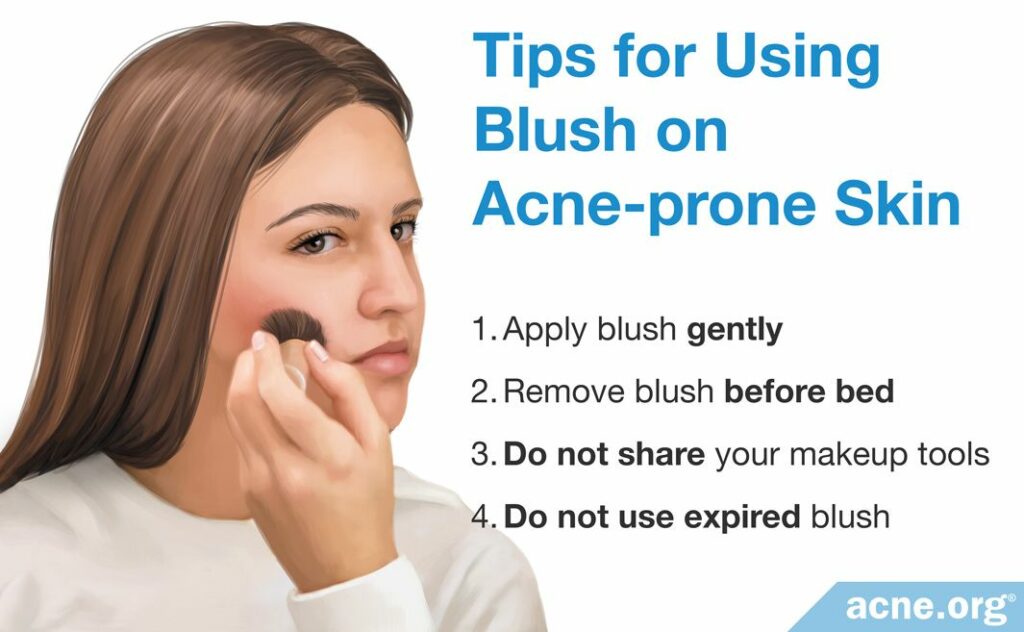 Tips for Using Blush on Acne-prone Skin