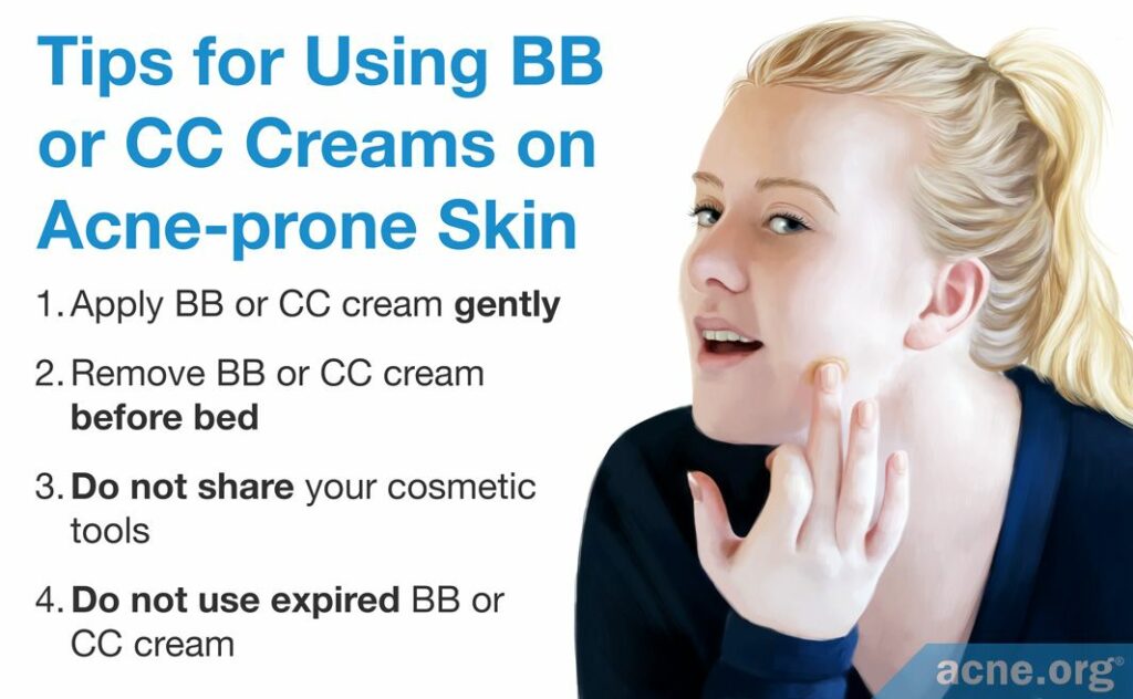 Tips for Using BB or CC Creams on Acne-prone Skin