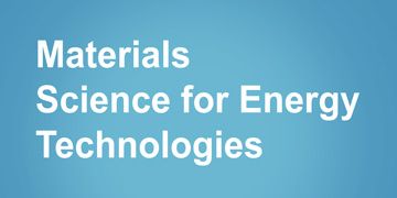 Materials Science for Energy Technologies