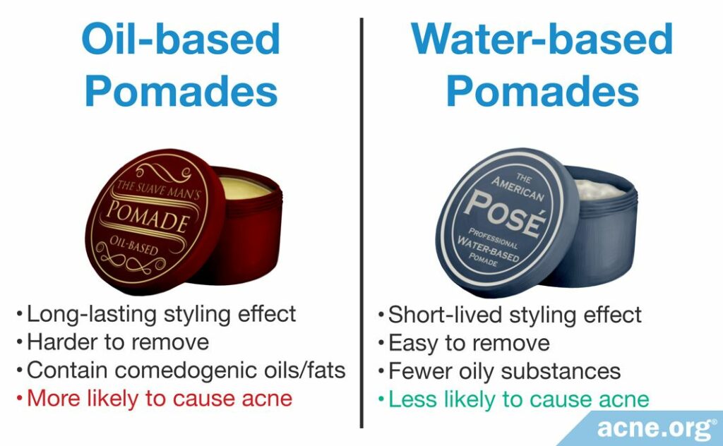 Oil-based Pomades and Water-based Pomades
