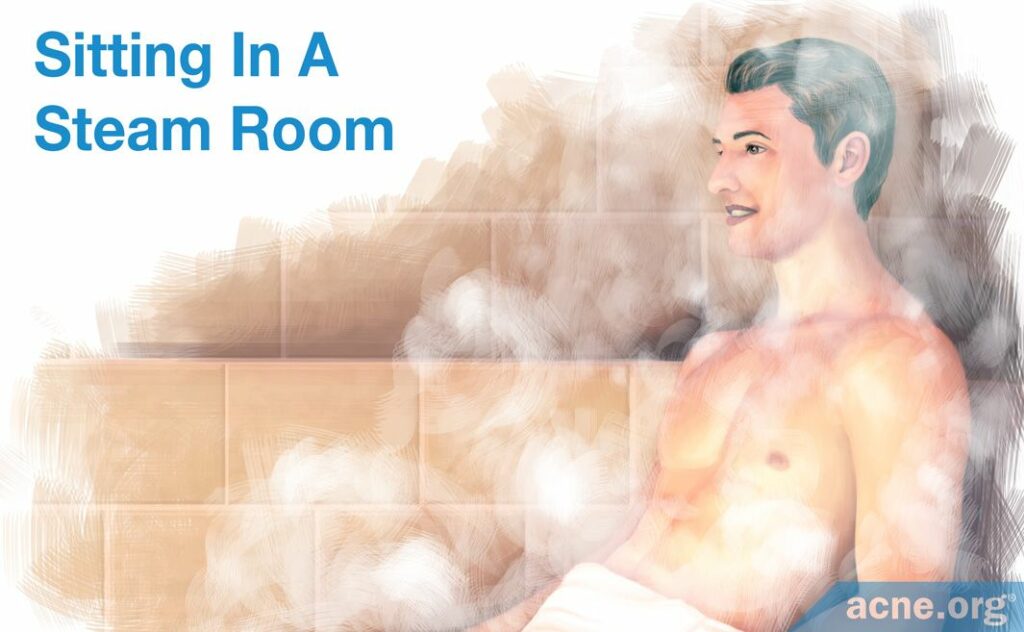 Sitting In A Steam Room