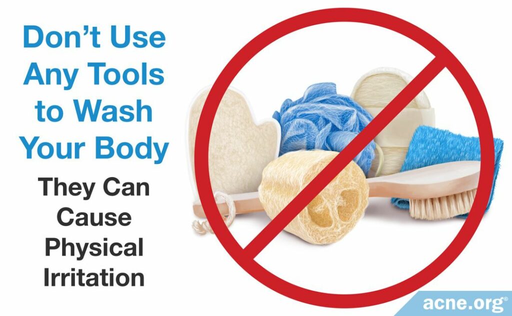 Don't Use Any Tools to Wash Your Body