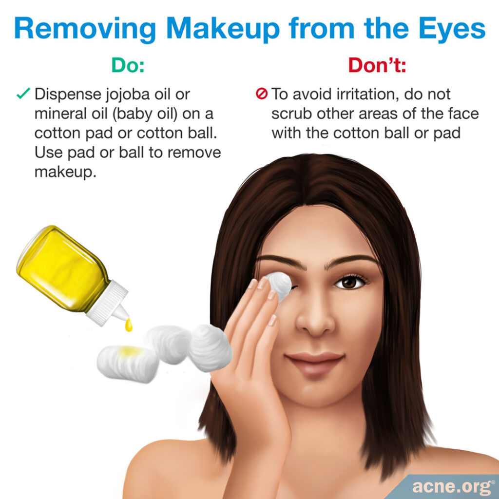 Removing Makeup from the Eyes